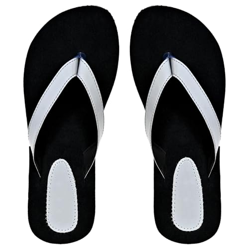 ALTEK Women's Ortho Antiskid Flipflop Rubber Sole Slippers Chappal 4 UK - 13303_grey_4