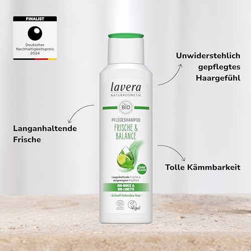 Lavera Pflegeshampoo Frische und Balance für normales Haar
