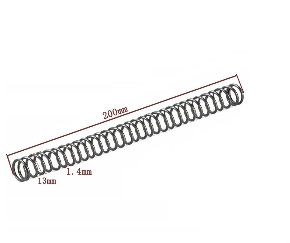 2 Ressorts De Compression - Longueur Libre 20 Mm, Diamètre Extérieur 13 Mm, Diamètre Fil 2,5 Mm - Pour Mécanique, Bricolage