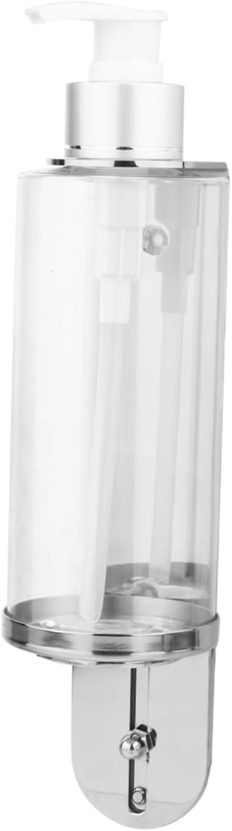1pcs Wall-Mounted Soap Dispenser Holder Rack for Bathroom Kitchen Refillable Liquid Soap Container Easy to Install Resistant Sleek Design