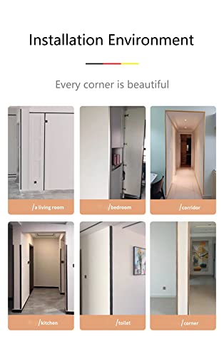 Protector de esquinas de aluminio Gold2 de 2cm elegante y resistente para pared de 3m 3