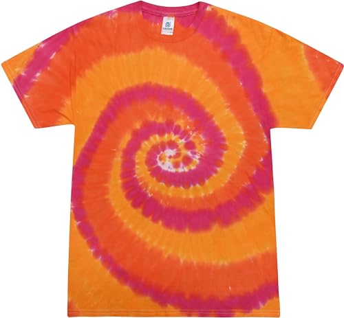Colortone 100% Cotton Tie Dye Shirt for Women and Men, 3X-Large, Hypnotize