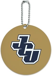 John Carroll University Secondary Logo Round Luggage Card Carry-On ID Tag