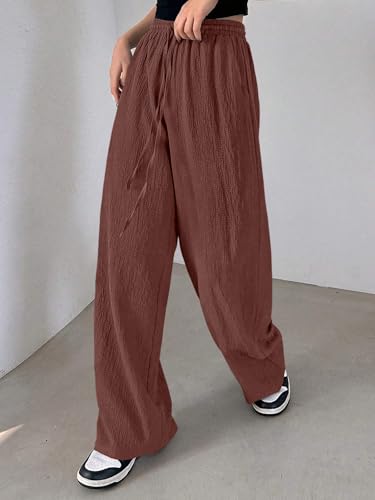 Image of GRECIILOOKS Women Trousers for Women | Women Trousers | Women's High-Waisted Pant | Women Trousers Pants | Korean Trousers for Women