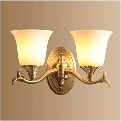 Luz de pared de latón de la granja de mediados de siglo LED para decoración interior