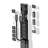 1. Schließen Sie den Adapter an das Typ-C-C-Kabel an (unterstützt PD 65 W-Aufladung). Die Datenübertragungsgeschwindigkeit des Kabelkartenadapters beträgt bis zu 480 Mbit / s, was ein sicheres Aufladen und eine sichere Datenübertragung ermöglicht