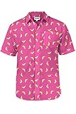 Tipsy Elves Men's Pink Banana Hawaiian Button Down Shirt Size X-Large