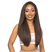 Janet Collection Remy Illusion Easy N Swift Vigo Half Wig - Deep Wide Combs - Forehead Cap 1