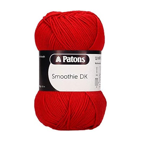 Patons Soft Acrylic Knitting Yarn, Red Cover