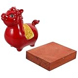 Simbolismo auspicioso: las figuras de caballos del año nuevo chino sirven como amuletos de la fortuna, trayendo suerte y energía positiva a su hogar o lugar de trabajo como parte de su tradición anual del caballo del año nuevo lunar, símbolos auspiciosos chinos, estatuas decorativas de escritorio