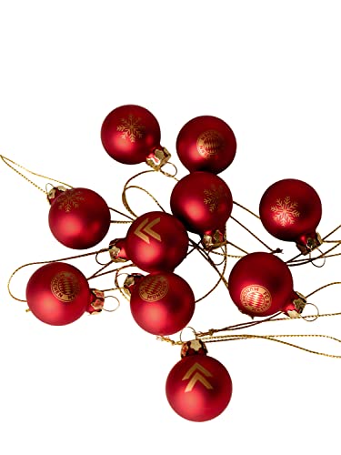 Preisvergleich Produktbild FC Bayern München Christbaumkugeln 10er Set