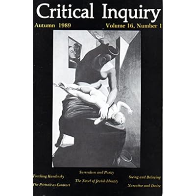 CRITICAL INQUIRY. Volume 16, Number 1, Autumn 1989.