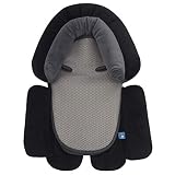 Upgrade 3-in-1 Baby Sitzverkleinerer für Alle Kinderwagen, Babyschale Einsatz und Körperstütze für Neugeborene, Säuglinge, Extraweiches Sitzeinlagenkissen​, Ideal für Alle Jahreszeiten, 53x33cm