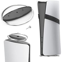 Vertical Stand Compatible with PlayStation 5/PS5 Slim/Pro Consoles - PS 5 Base Accessories Silver