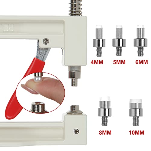 Ziqi Pearl Setting Machine Kit, Pearl Setting Machine Tools, Diy Handmade Pearl Rivet Setting Machine For Hats/Shoes/Clothes/Bags/Skirts, Beads Diy Accessories #TOP2