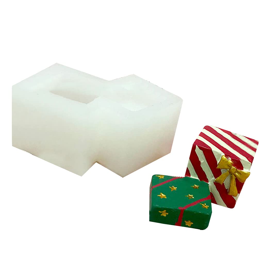 Buxuaaaa Chocolate Candy Sugar Craft Mold Art Silicone Soap Mold Household Molds Christmas Theme Sugarcraft Molds