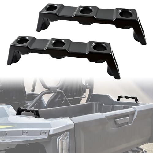 SAUTVS Bed Rails Handle for Yamaha Wolverine RMAX 2 1000, Handle Bars Movable Tie-Down Points Kit for Yamaha Wolverine RMAX2 1000 2021-2025 Accessories (2PCS) by SAUTVS - Used condition - US$35.24