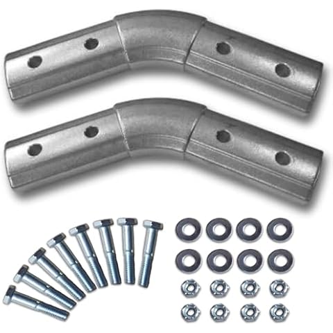 Carolina Tarps Aluminum 45 Degree Elbow for Dump Truck Flip Tarp Systems (Two Elbows) Cover