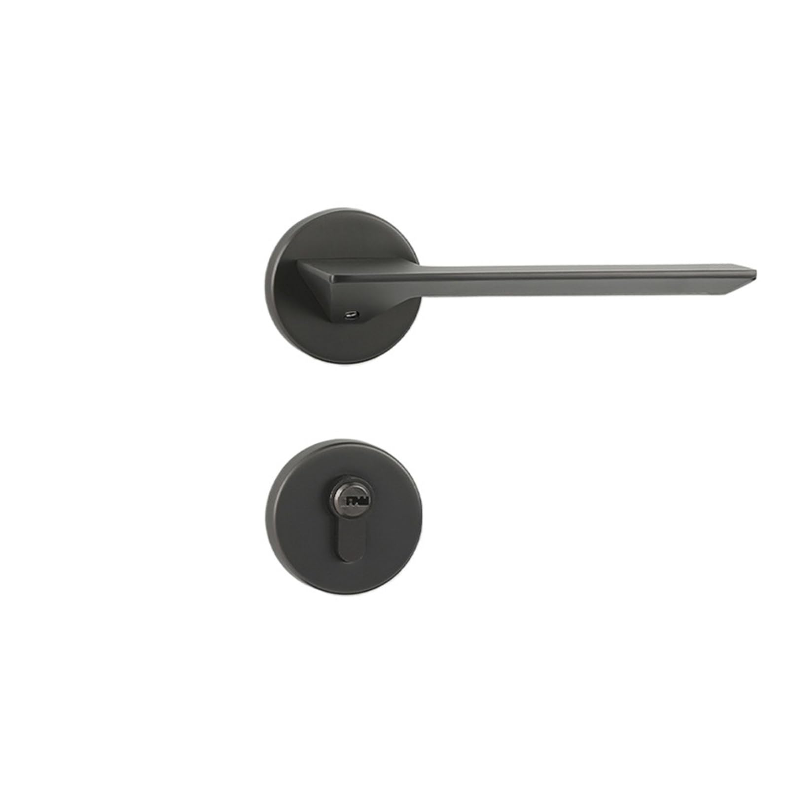 OPTEPYOE Indoor Silent Door Lock Handle Split(7031-BROWN_72MM)