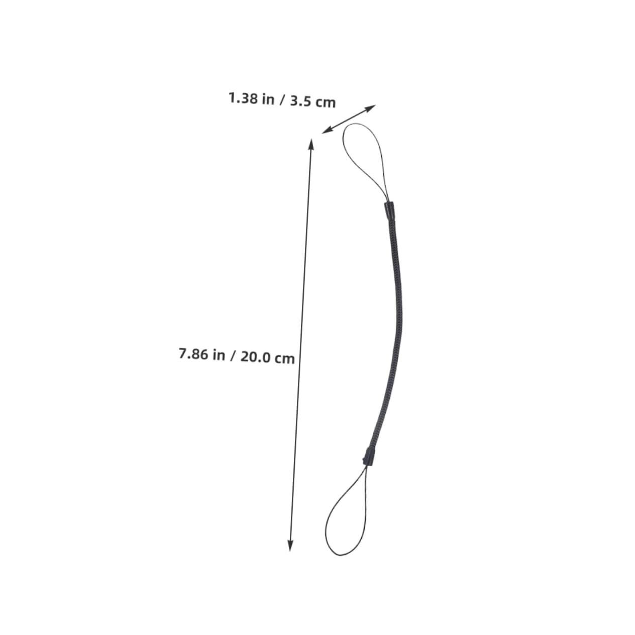 WOONEKY 6pcs Stylus Pen Lanyard for Mobile Phone Elastic Retractable Cord Pen Loop for Lanyard