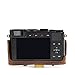 MegaGear Ever Ready Protective Black Leather Camera Case, Bag for Leica D-LUX (Typ 109) Digital Camera (Dark Brown)