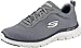 Produktbild Skechers Herren Flex Advantage 4.0 Providence Sneaker, Grey Mesh/Pu/Navy Trim, 44 EU