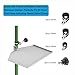 DELUMEE Metal Grow Tent Corner Shelf (1-Pack Big Size Version), Sturdy Pole Mount Shelf, Heavy-Duty Tent Pole Shelf, Easy to Install, Fit All Grow Tent Poles (16mm/19mm/22mm Included)