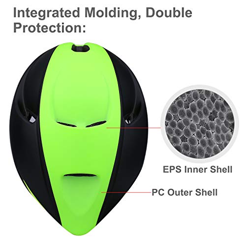 Shinmax Adult Bike Helmet,Bicycle Helmet With Removable Magnetic Goggles & Usb Rechargeable Light Specialized Road Mountain Bike Helmet Adjustable Size Ultralight Cycling Helmet Men Women Sm-T88 #TOP7