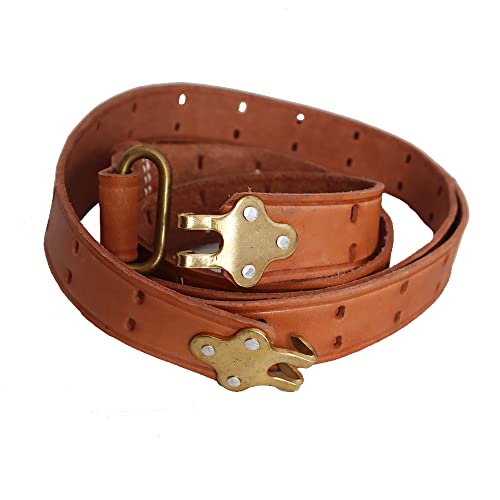 WWII US M1 Garland Strap M1907 Leather Strap Reproduction WW2 Springfield M1903 M1917 Carrying Accessories Sling