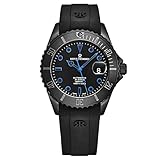 Revue Thommen Men's 'Diver' Black Dial Black Rubber Strap Swiss Automatic Watch 17571.2775