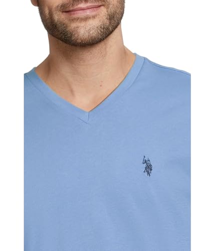 Image of U.S. Polo Assn. Men's Solid V‑Neck T-Shirt