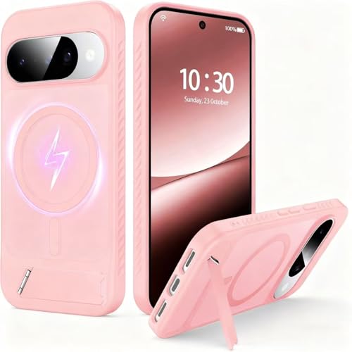 Coque Google Pixel 10ProXL Magnétique Mince PC Étui Housse Rose - 2