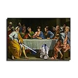 LLK Last Supper The Rise of Skywalker Jesus - Curious Christian Canvas Art Poster and Wall Art Pictu