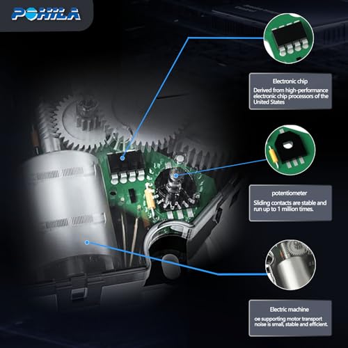 POHILA 604-029 HVAC Blend Door Actuator Compatible with Chrysler 200/Sebring, Dodge Journey/Avenger/Durango Replaces 68018109AA