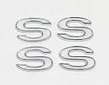 1969 1970 1971 1972 Chevelle SS EZ ON 2 Sided Tape Fender Emblems for 2 Fenders