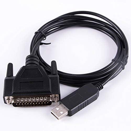 FTDI USB RS232 to DB25 Cable for Fanuc CNC Control Data Transfering Serial Cable Compatible C-232R US-232R (6ft/180cm)