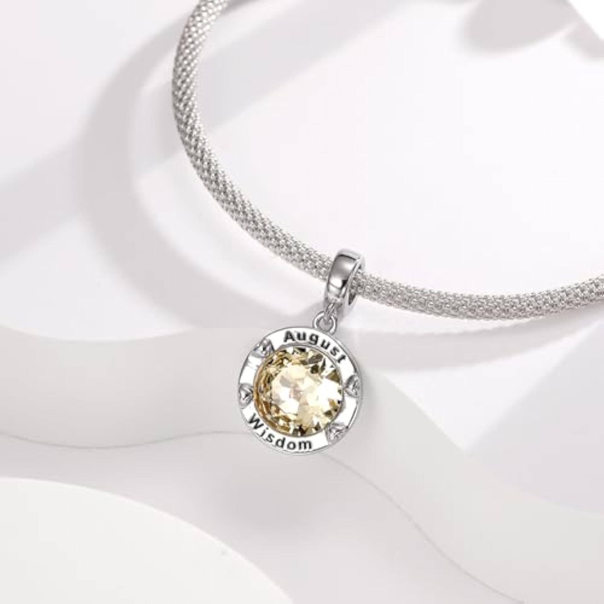 Copper Brilliant Round Zirconia, Elegant Charm