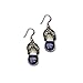 NCAA Nebraska Cornhuskers Flip Flop Crystal Earrings