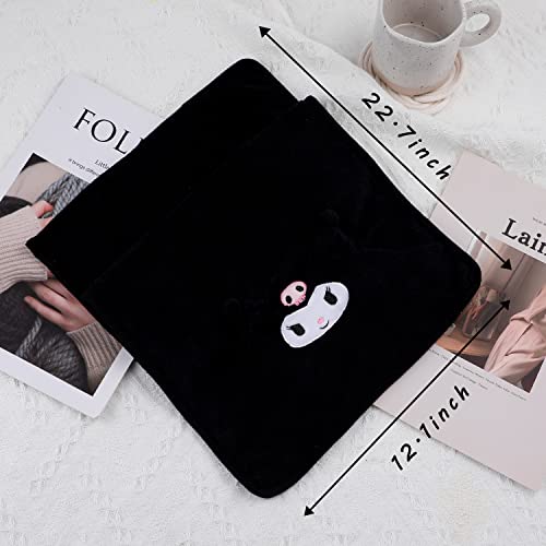 G-Ahora Cute Anime Kitty Hand Towels Quick Drying High Absorbent Soft Washcloth Bath Face Towel 60*30Cm(23.6*11.8 Inch) (Kur) #TOP6