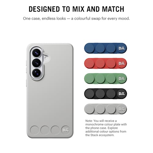 Image of DailyObjects Samsung Galaxy S26 Plus Stack Classic Magnetic Case Cover|Compatible with Magnetic|Camera & Body Protection | Shock /Scratch Proof| Dual Hybrid Protection | Wireless Charging - Slate Grey