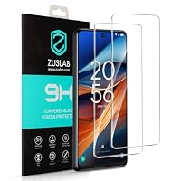 [2 Pack] ZUSLAB Screen Protector for TCL 50 SE 4G / TCL 40 NXTRAPER 4G Tempered Glass Flim Case Friendly 9H Hardness - Clear