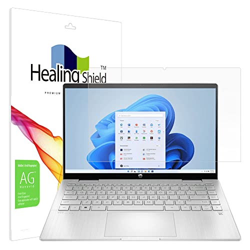 Healingshield �X�L���V�[���t���ی�t�B���� Screen Protector Anti-Fingerprint Anti-Glare Matte Film Compatible with HP Pavilion x360 14-ek 2022