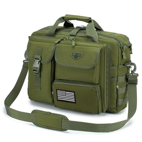 Stypos Tactical Messenger Bag Tactical Briefcase for Man Military Laptop Bag 15.6/17.3 Inch Messenger Shoulder Bag