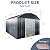 AGANS Organize Your Yard with 10 ft x 12 ft Outdoor Metal Storage Shed, Lockable Doors & Arch Roof for Garden or Patio, Black