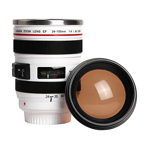 El Mejor Listado de Termo Lente de Camara disponible en línea para comprar. 38 mufern Lente de cámara Taza de café Foto Taza de café Taza de lente de cámara de acero inoxidable Taza de cámara de fotógrafo a prueba de fugas Taza de viaje Botella de agua...