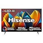 Hisense 85 Inch 4K QLED Smart TV 85E7NQTUK - Quantum Dot Colour, 4K AI Processor, Dolby Vision Atmos, Smooth Motion, Sports Mode, Vidaa OS with Freely, Youtube, Netflix and Disney+ (2024 Model)