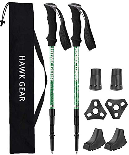 HAWK GEAR ホークギア トレッキングポール 軽量 2本セット