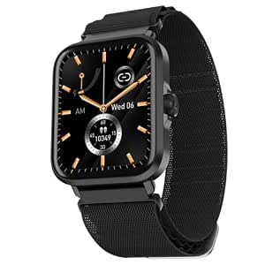 boAt Storm Infinity w/21 Days Extensive Battery Life, BT Calling, Huge 550mAh Battery, Fast Charge, 1.83” (4.65cm) Display, HR, SpO2 & Sleep Tracking, Smart Watch for Men & Women (Sports Black)