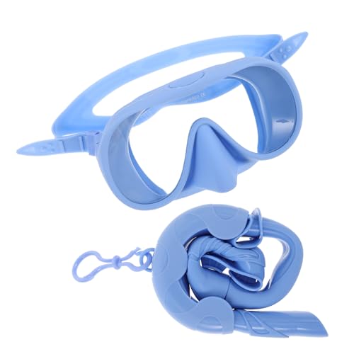 PAMINGONO Tauche EIN Abenteuer! Schnorchel-Set Für Erwachsene – Maske Weitwinkel – Auslaufsicher Leicht Zu Tragen Ideal Für Reisen & Outdoor