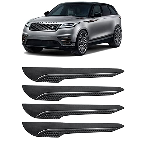 Image of AOSIS-Car Bumper Protector /Bumper Guard for Landrover RangeRover Velar with Single Chrome Stripe (4-Pcs)